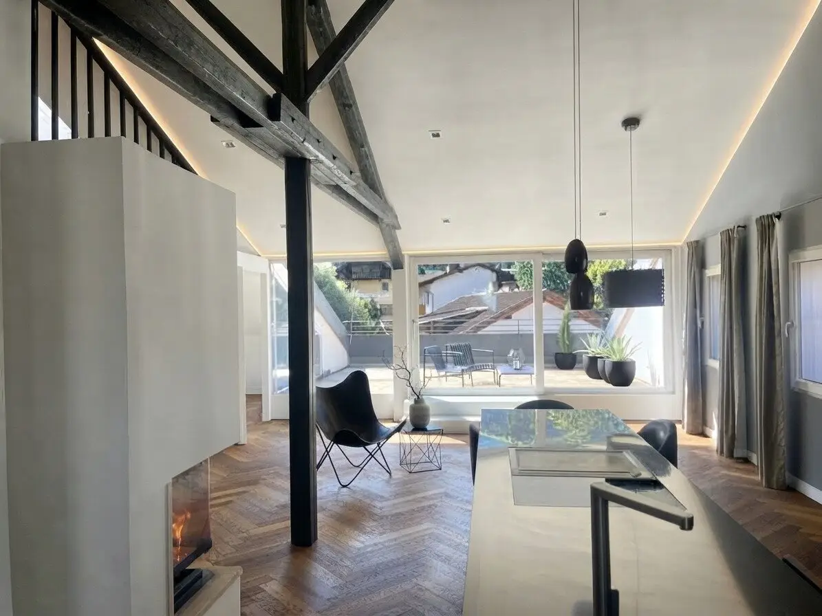 Wattens: Spacious Designer Loft with approx. 125.98 m² – an apartment rarely found today, a rare gem in the center