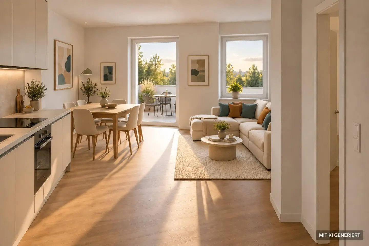 Urbaner Rückzugsort mit Loggia &amp; Balkon