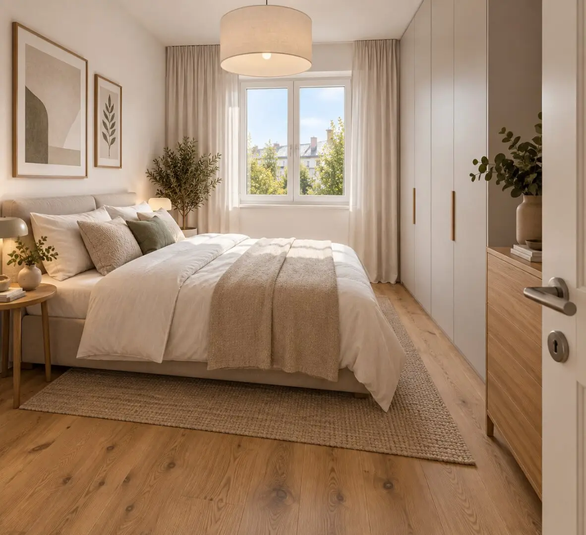 Exclusive urban living with loggia and balcony