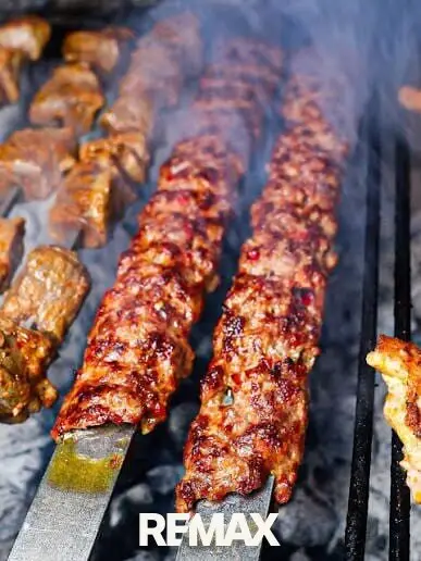 Restaurant charcoal grill available