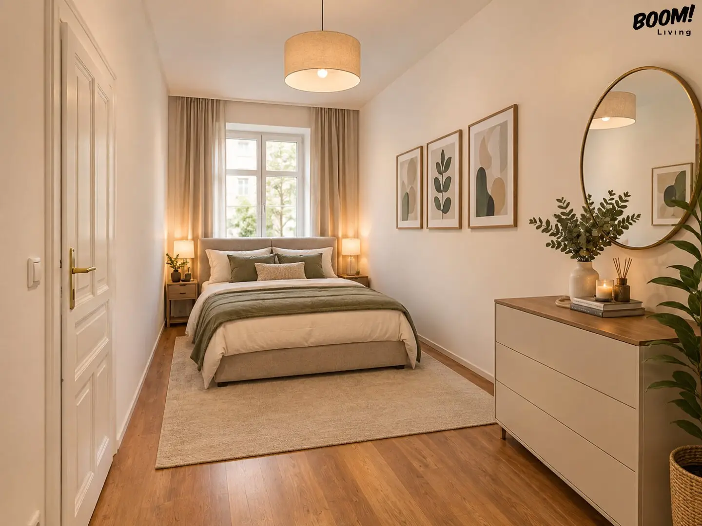 Beautifully completely renovated 2-room old building apartment with modern bathroom