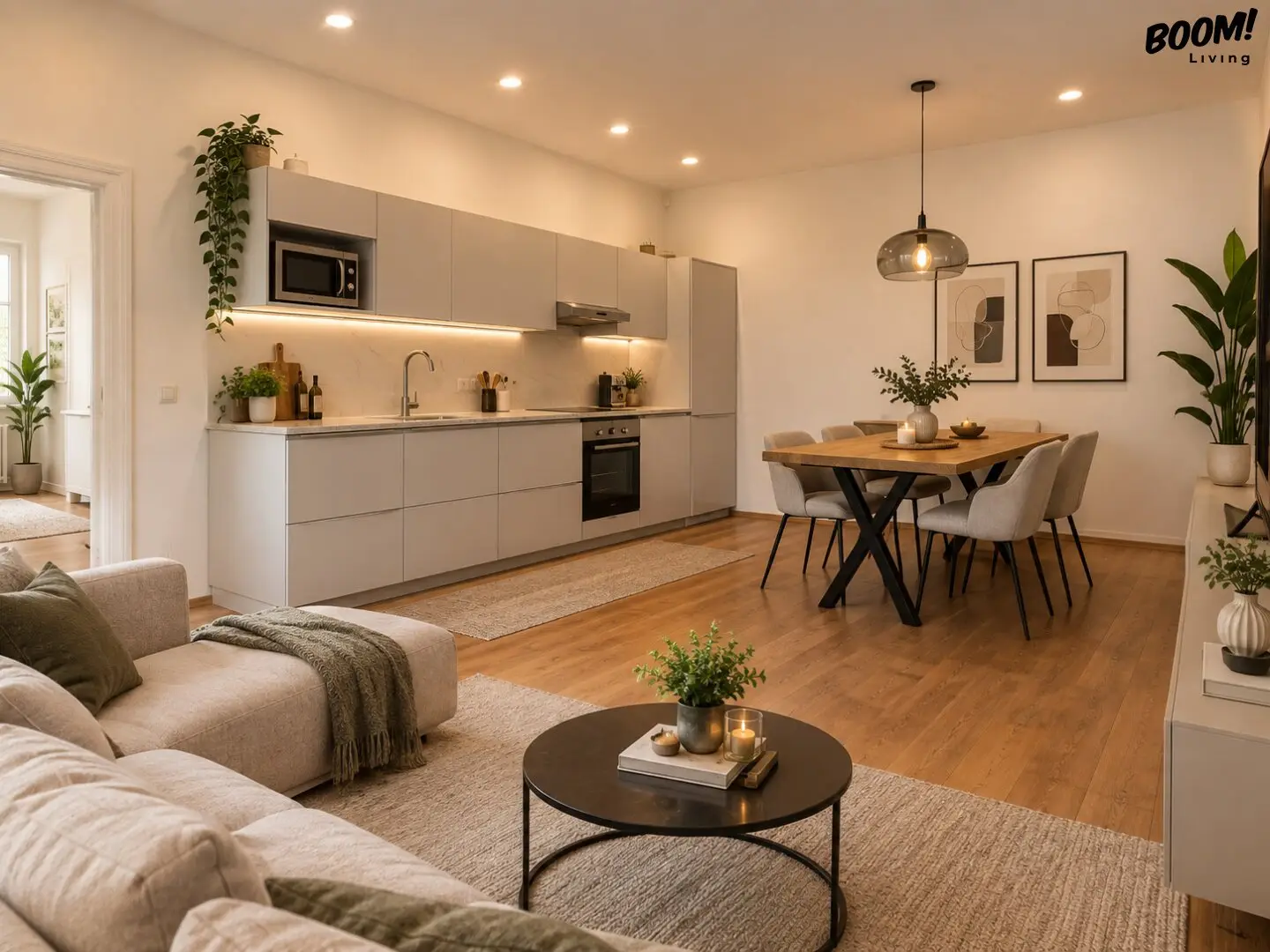 Beautifully completely renovated 2-room old building apartment with modern bathroom