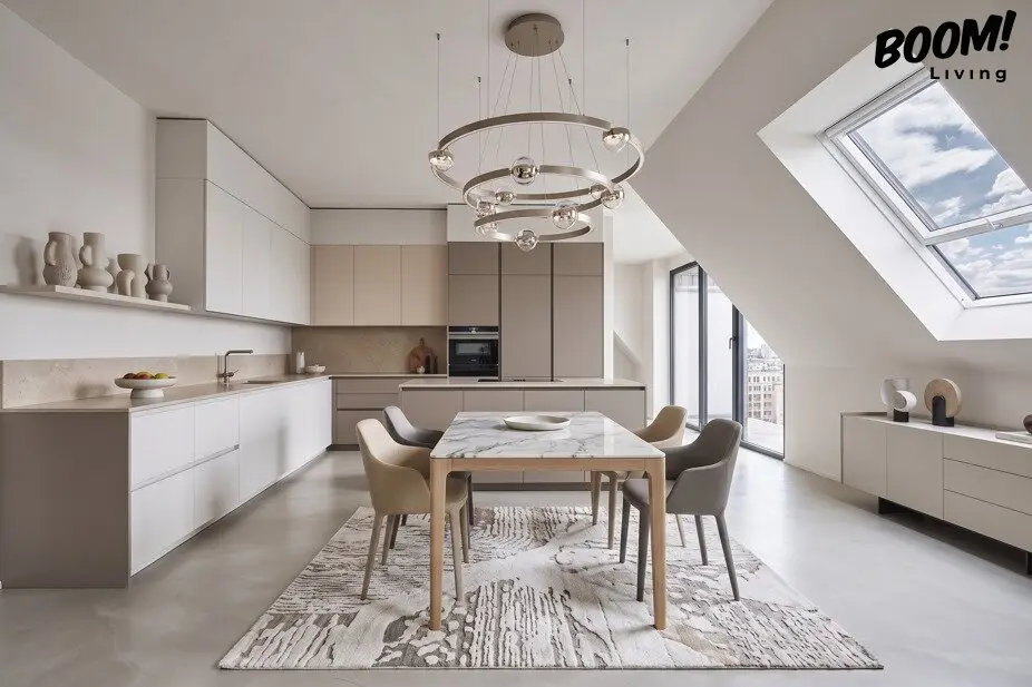 Skyline above the roofs of Vienna | 360° panoramic view &amp; 3 exclusive penthouse apartments with high-quality fixtures