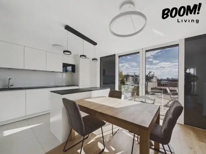 Skyline above Vienna's Roofs | 360° Panoramic View and 3 Exclusive Attic Apartments with High Quality Finishes