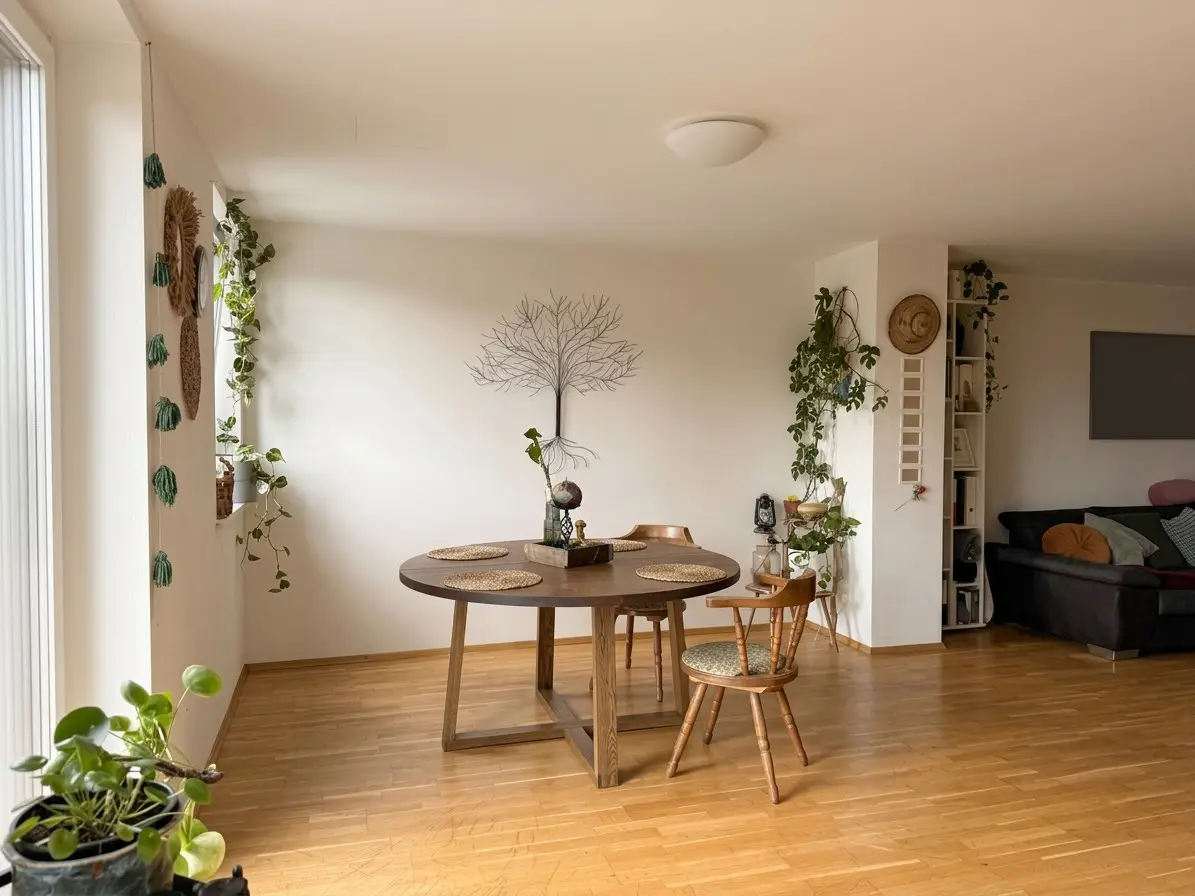 Barrierefreie Wohnung mit offener Einbauküche und Stellplatz