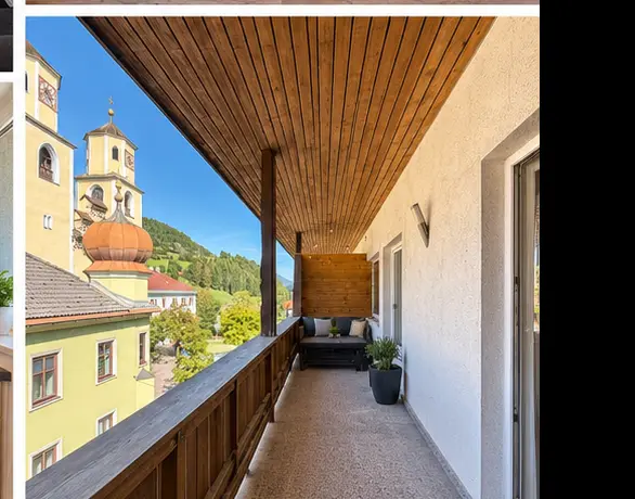 Central compact apartment with balcony