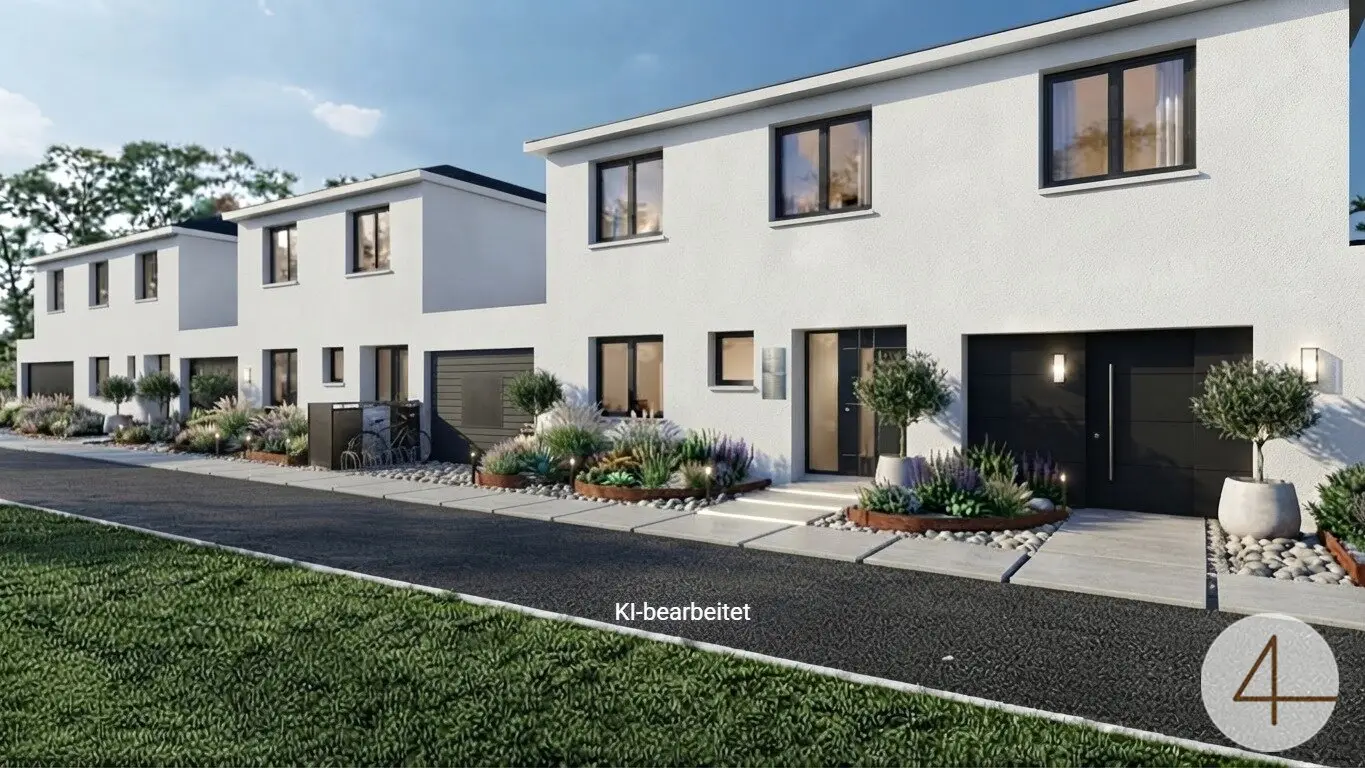 Modernes Einfamilienhaus großzügig und sonnig