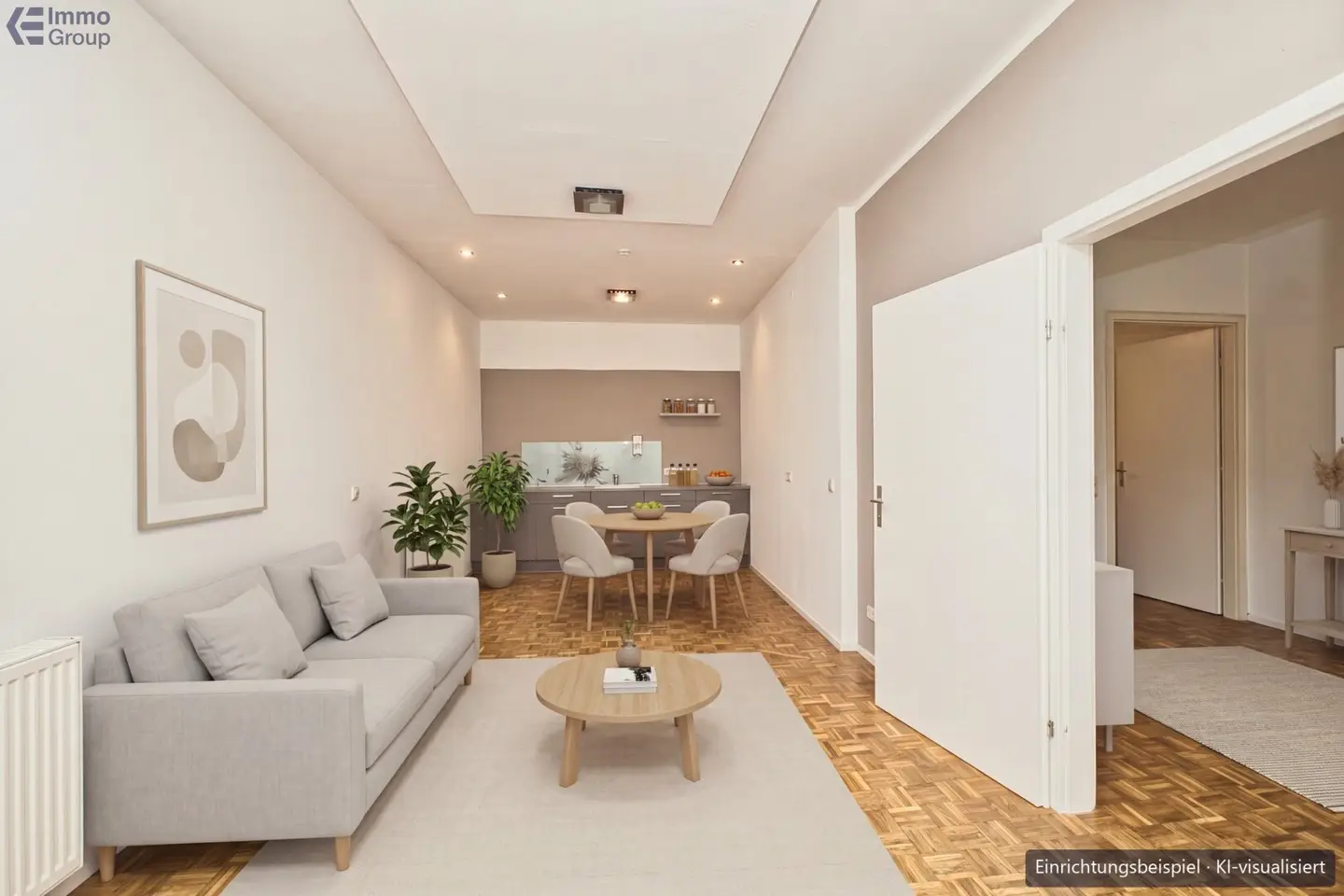 Sunny residence with private garden: Barrier-free 2-room condominium in Marchtrenk
