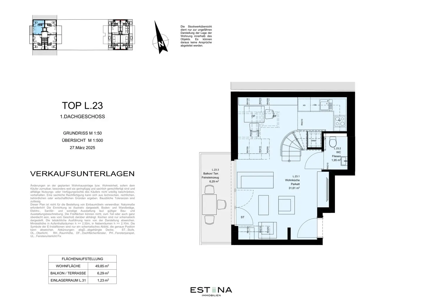 Two-level apartment with terrace in Vienna-Favoriten