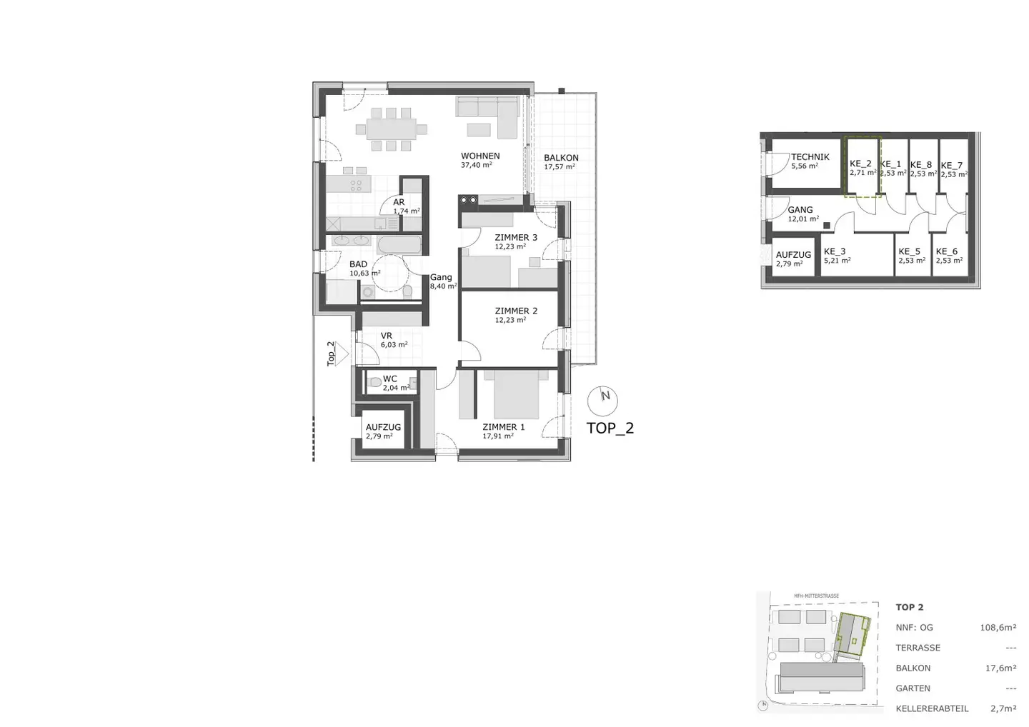 COMMISSION-FREE | Spacious &amp; Exclusive | 4-Room Apartment | Elevator | Top 02A