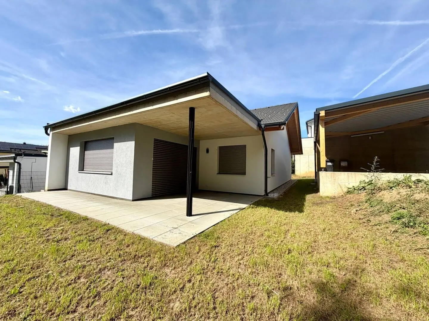 Neuwertiger Bungalow in Grafendorf – bezugsfertig, Siedlungsrandlage &amp; gute Anbindung