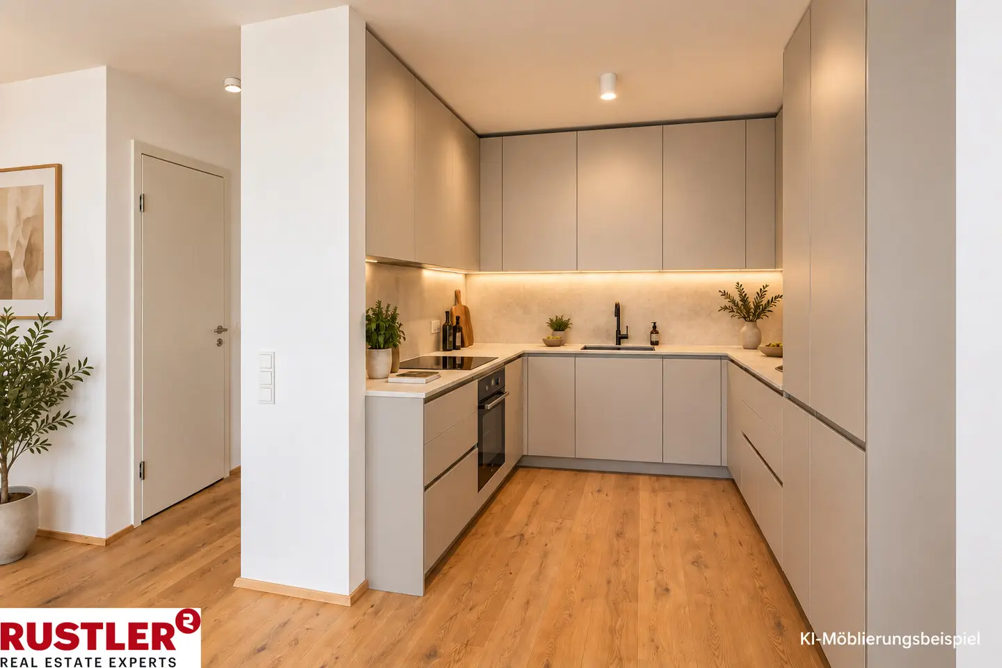 Erstbezug Dachgeschosswohnung nahe Hauptbahnhof mit Loggia