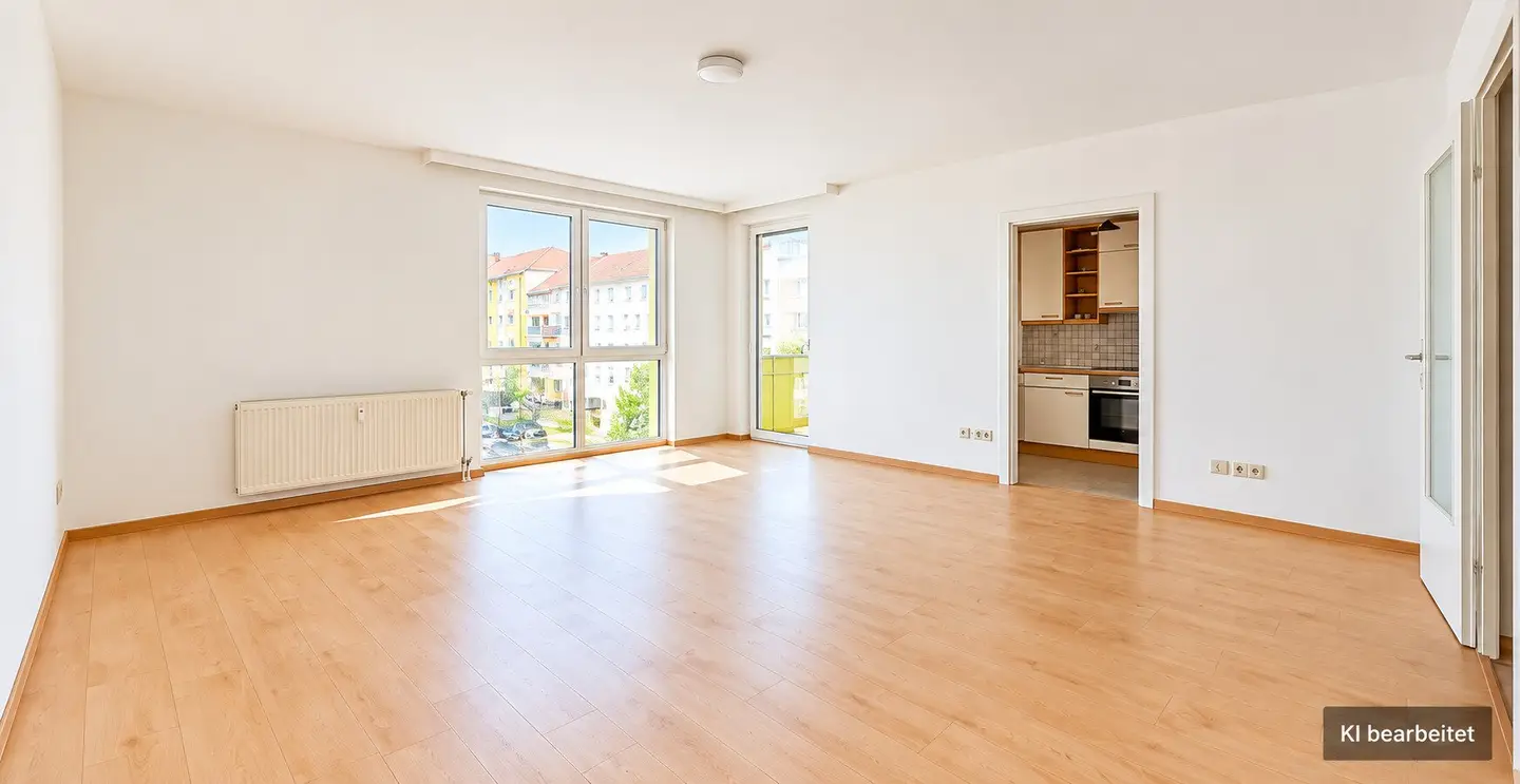 Bright 3-room apartment with Schlossberg view & underground parking