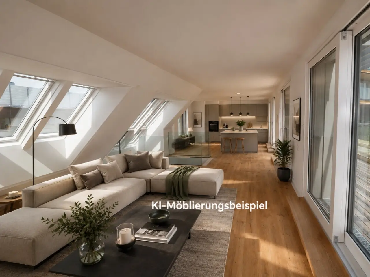Lichtdurchflutete Maisonettewohnung mit Terrassen