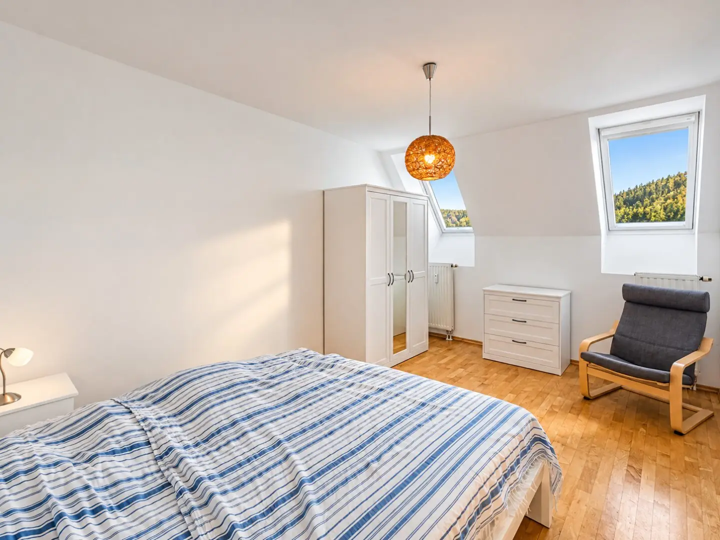 Sunny 3-room apartment with West balcony and underground parking space in Graz-Eggenberg