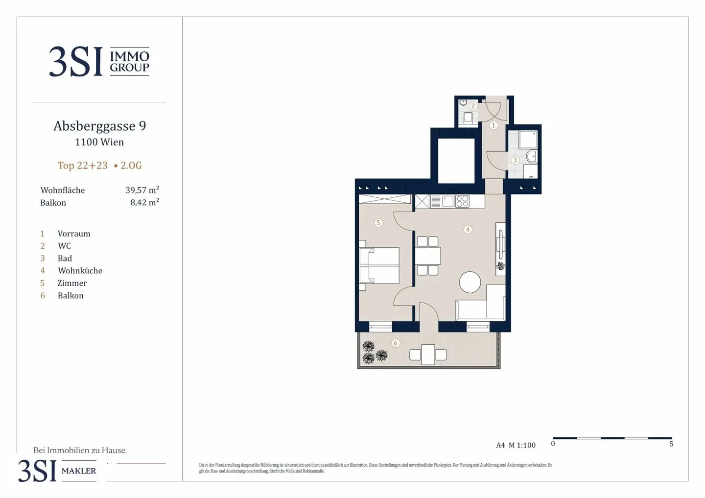 Absberggasse 9 - Stylish living with balcony near Sonnwendviertel