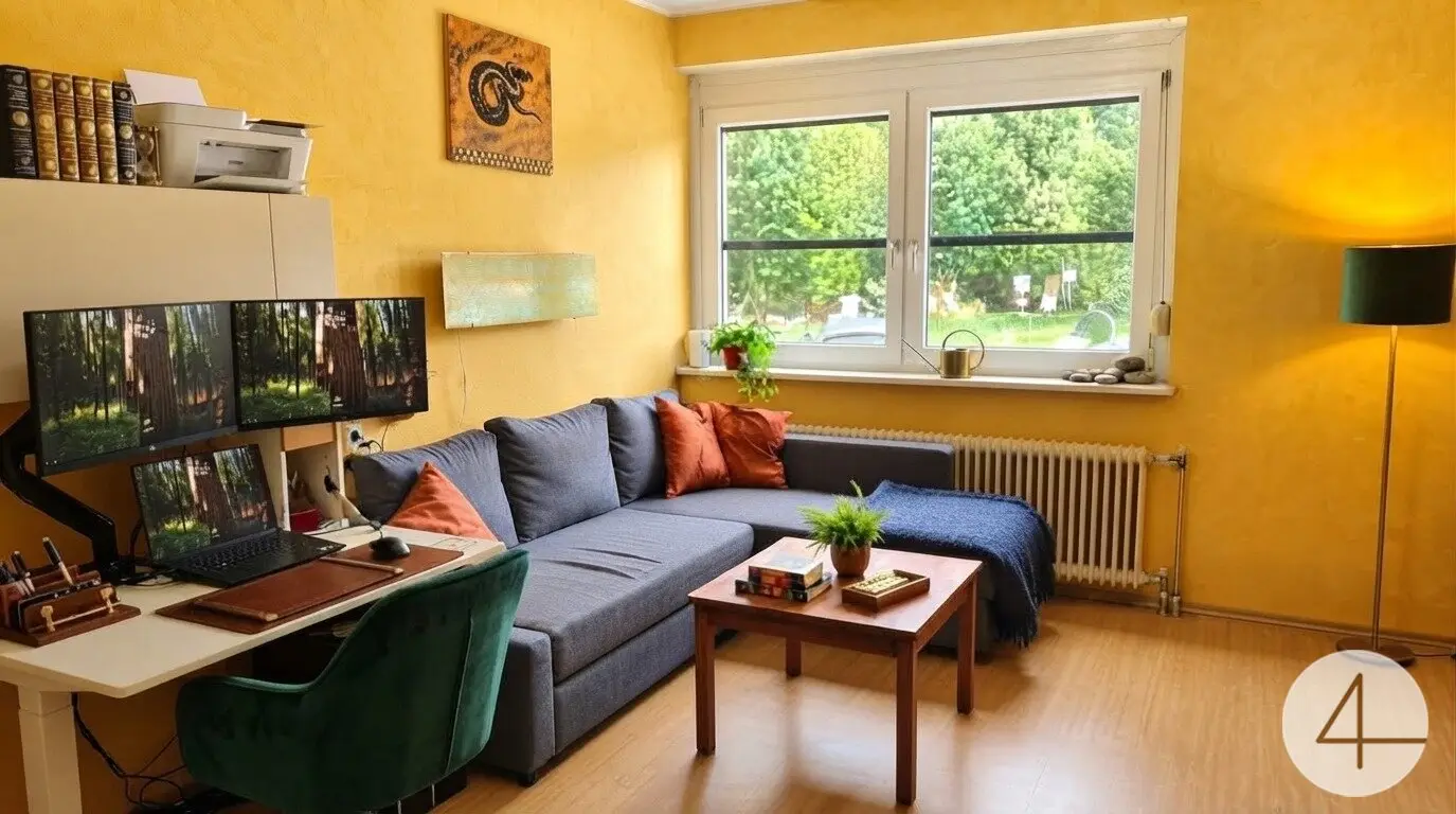 Spacious 2-room apartment in central location of Pressbaum