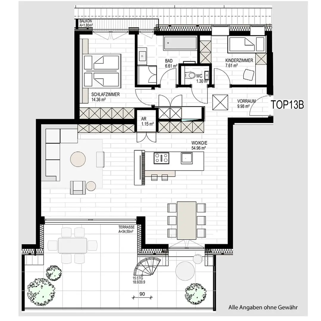 First occupancy October 2026: New build apartments PRO20+ Kufstein