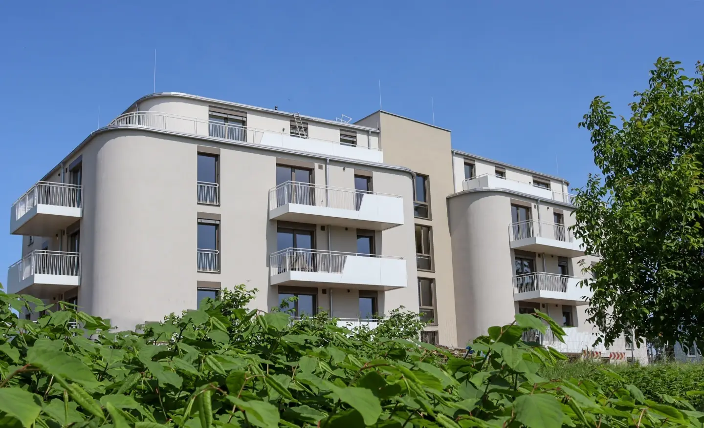 Bright new build apartment on the Traisen