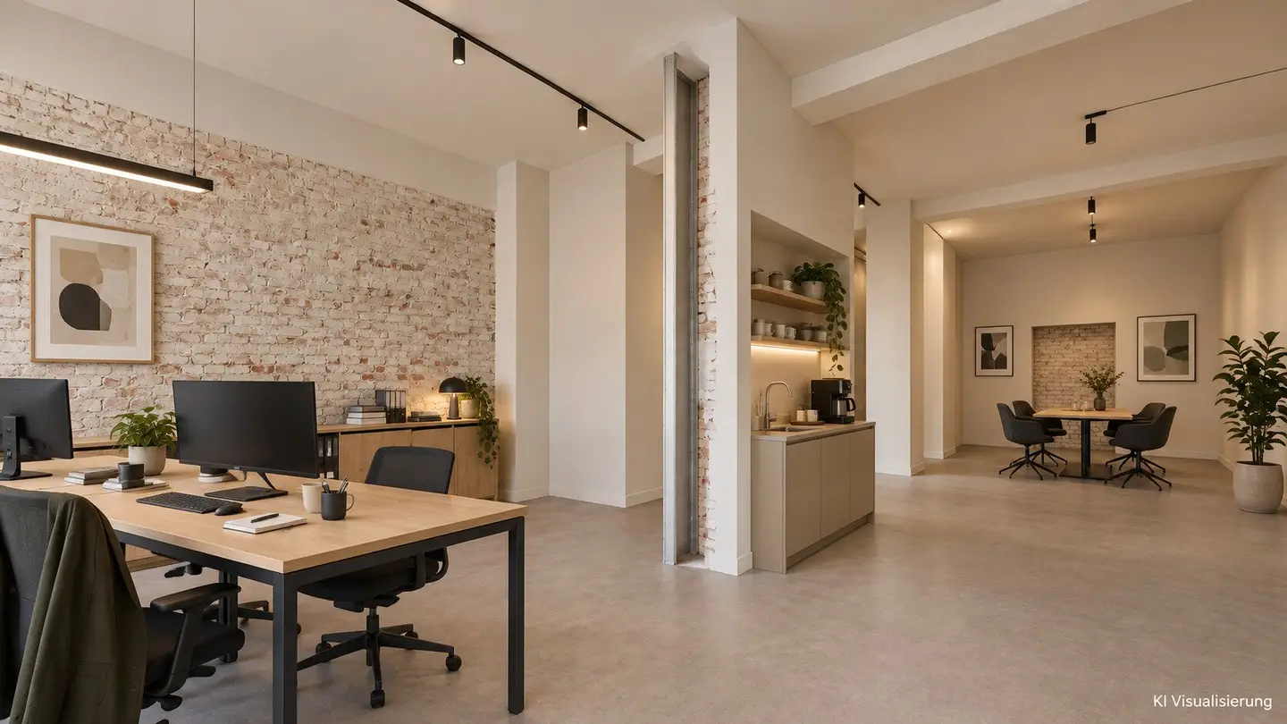 Vielseitig nutzbares Geschäftslokal / Büro mit Straßenzugang und Schaufenster in Meidling