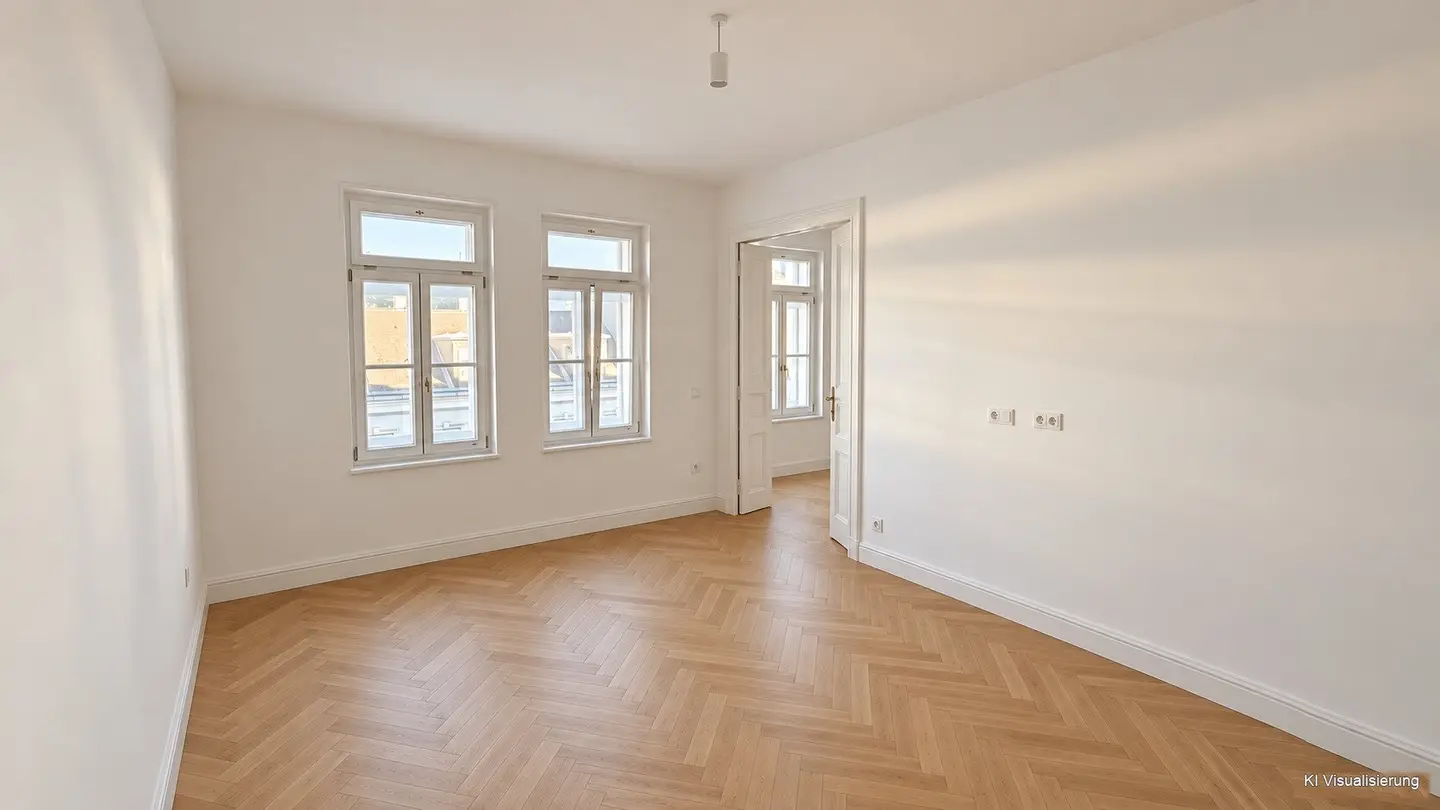 Wiener Altbau mit Loggia und Erker - Erstbezug nach hochwertiger Baumeister-Kernsanierung mit 3 Jahren Gewährleistung