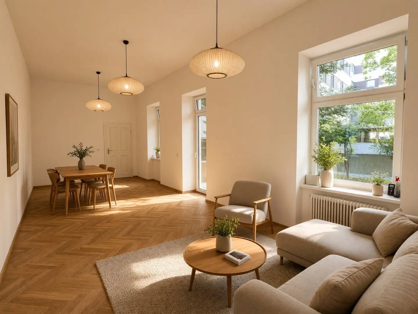 Garden bliss in Vienna: Renovated 3-room apartment with private green oasis