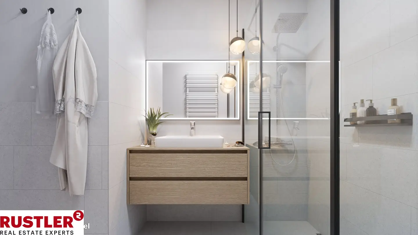 Lichtdurchflutete Wohnung mit Photovoltaik und Freifläche