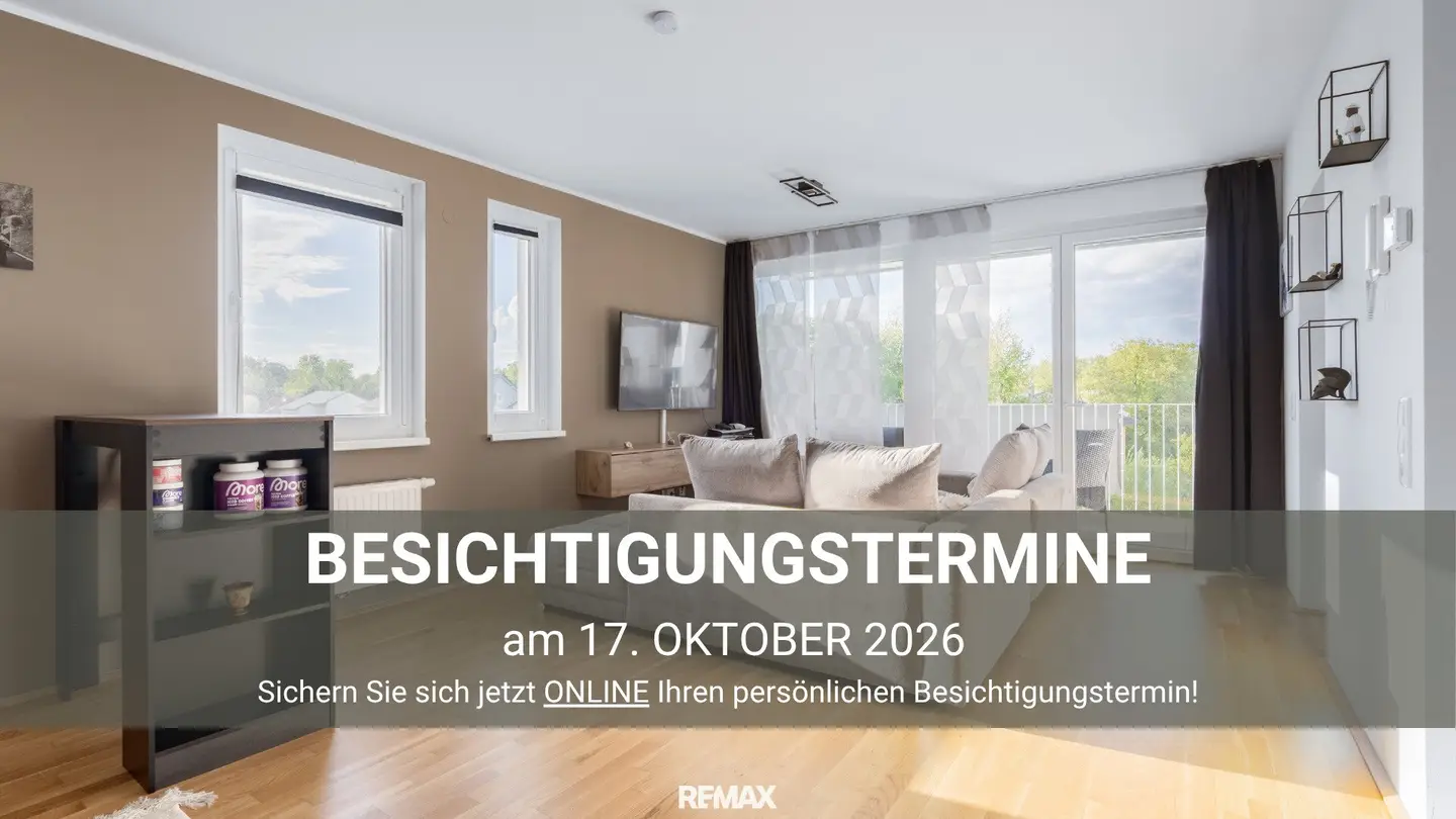 Modern 2-room apartment with balcony, view &amp; garage parking space