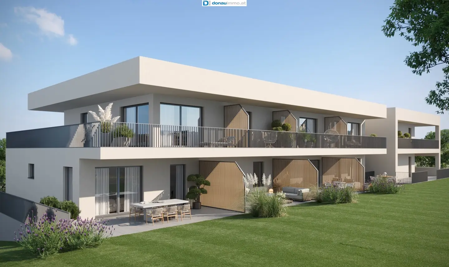 New build project Commission free Spacious exclusive garden terrace apartment air-conditioned with exceptionally large outdoor space in Hart bei Graz