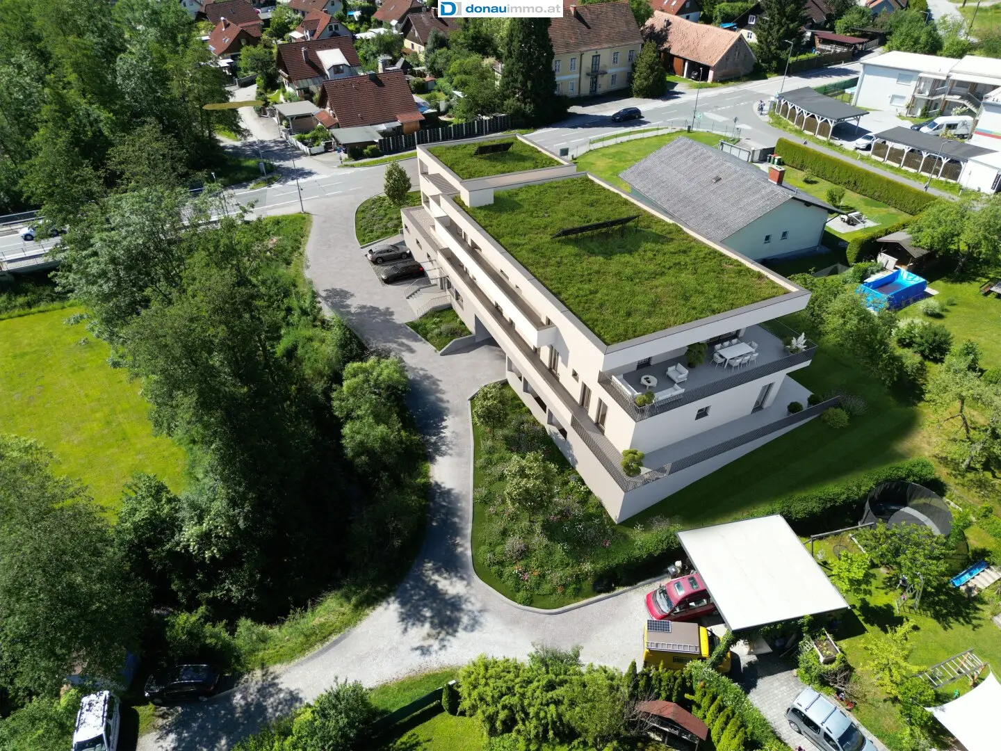 New build project Commission free Spacious exclusive garden terrace apartment air-conditioned with exceptionally large outdoor space in Hart bei Graz