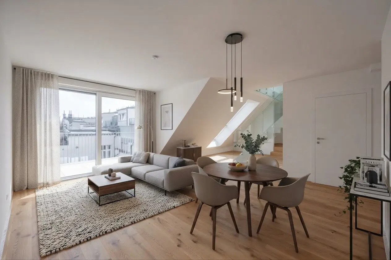 FonteFlats Exceptional 4-Room Attic First Occupancy with Great Roof Terrace