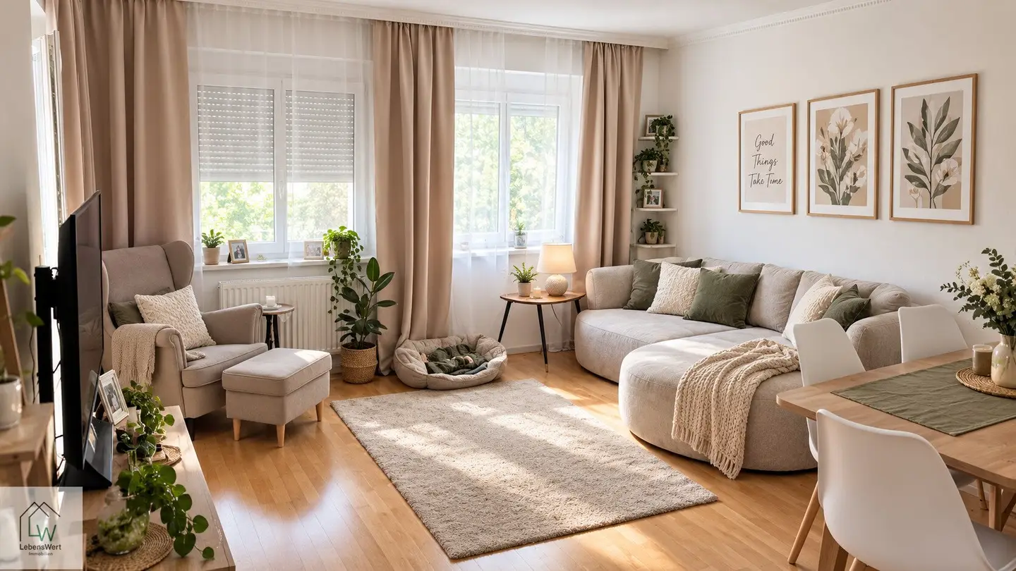 Wohnen mit Wohlfühlfaktor – 3 Zimmer, Loggia &amp; überdachter Stellplatz in Parndorf!