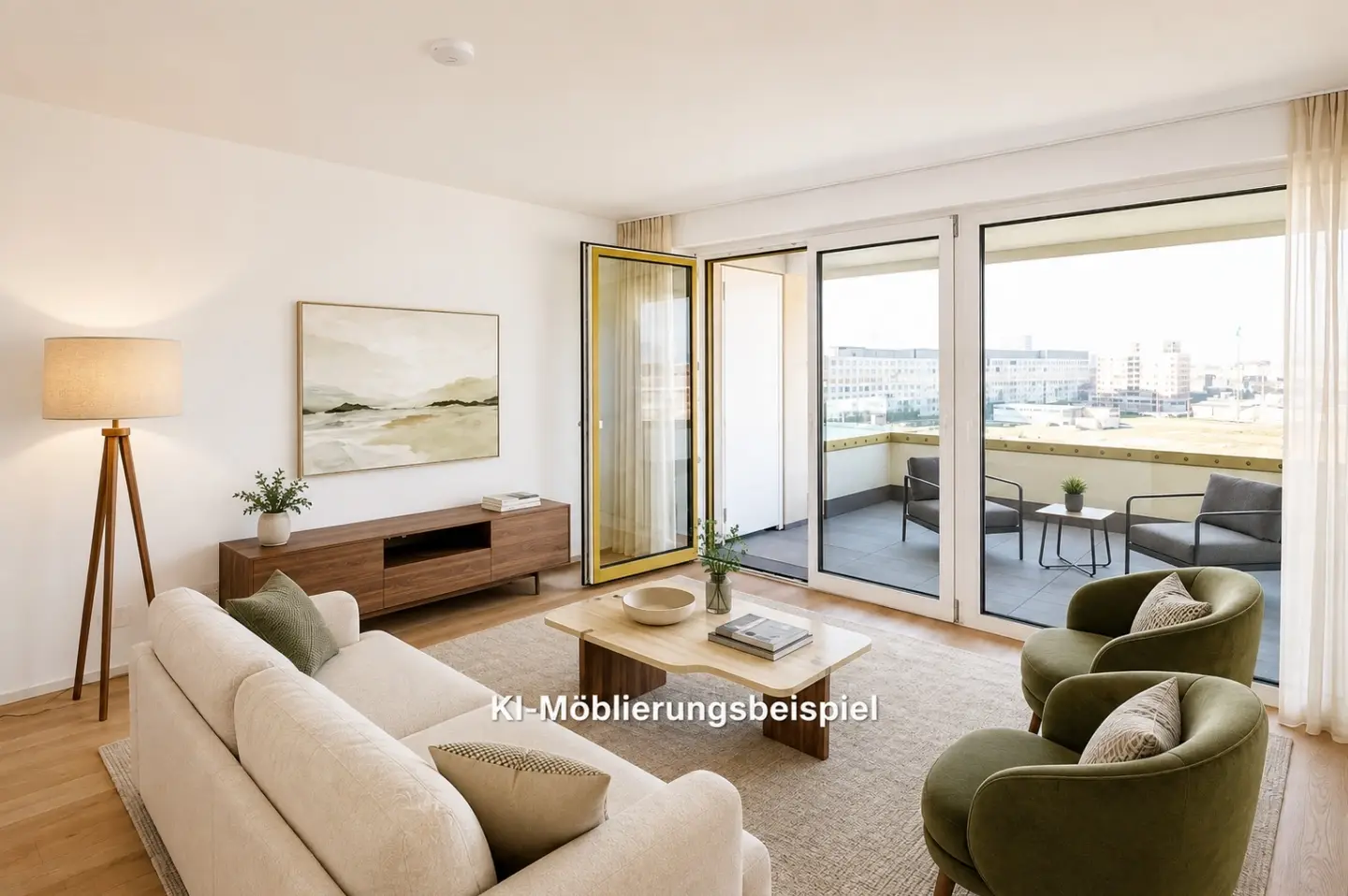 Wohnung near main station with loggia