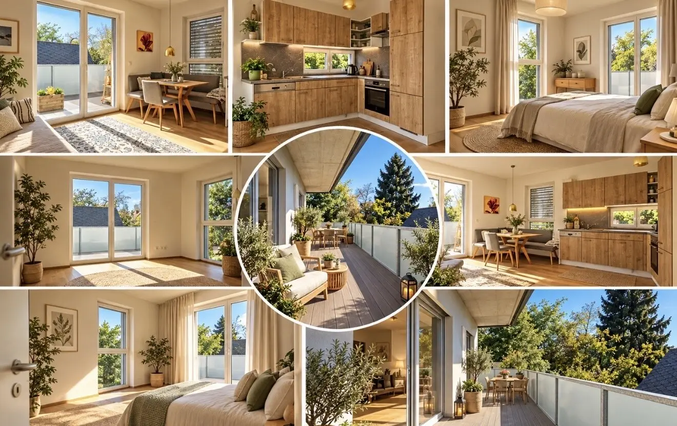 Neuwertige 3-Zi-Wohnung mit Terrasse, Parkplatz &amp; Einbauküche in Graz 8010 – 333.000 €