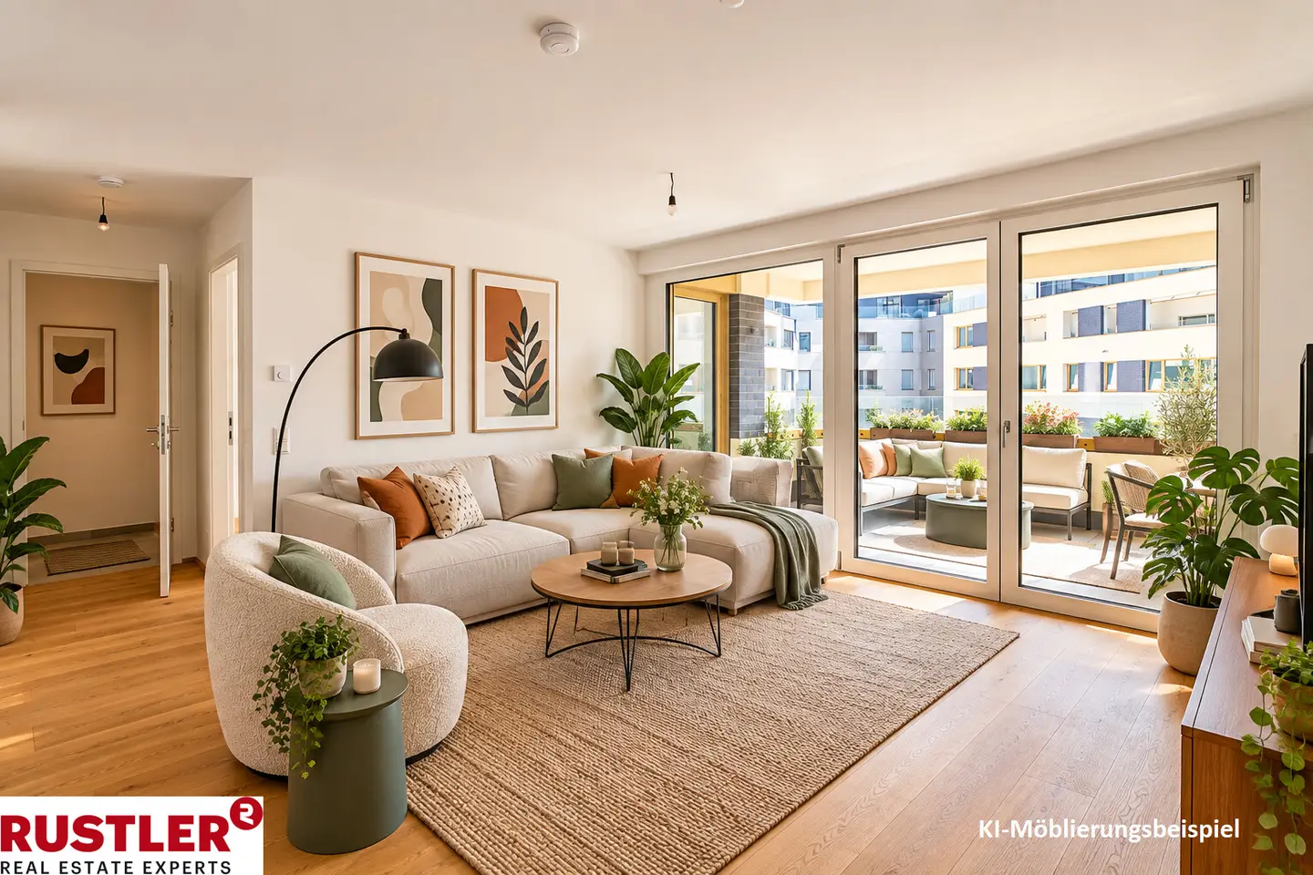 Bright penthouse near main station with high quality fittings