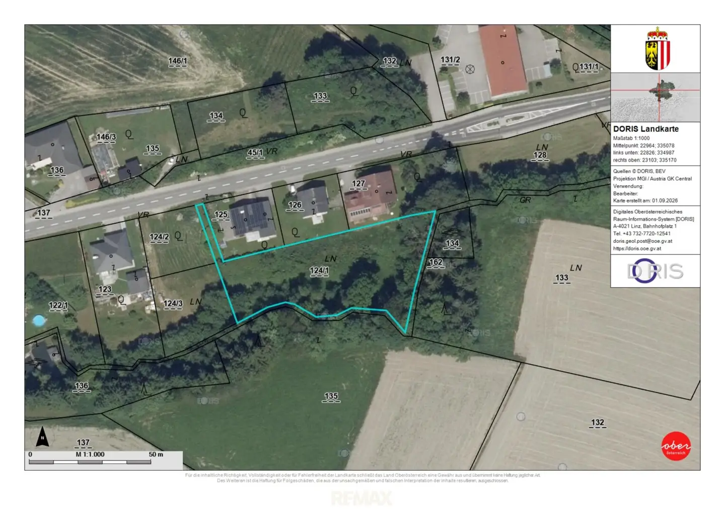 Grünland/Wald in Geboltskirchen | ca. 2.578 m²