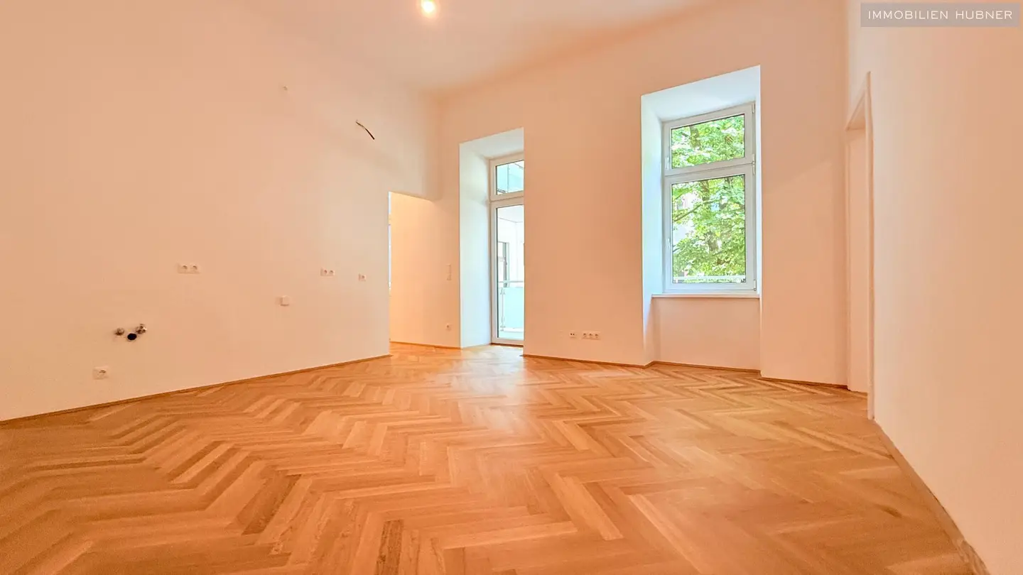 Altbauwohnung nahe Augarten mit ruhigem Innenhofbalkon