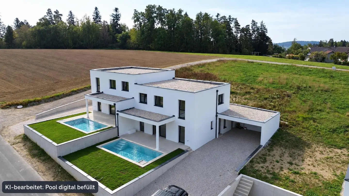 Sunny family apartment with private outdoor pool