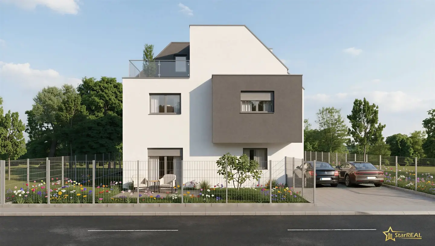 ZWISCHEN MARCHEFELDKANAL UND KH FLORIDSDORF! 198 m² NFL. PREMIUM DOPPELHAUS MIT KELLER UND 150 m² GARTEN. PROVISIONSFREI für den Käufer.