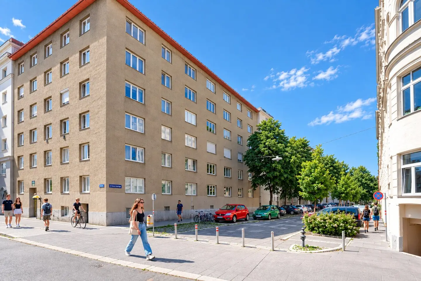 Living with distant view in the Stuwerviertel Attic apartment in best central location