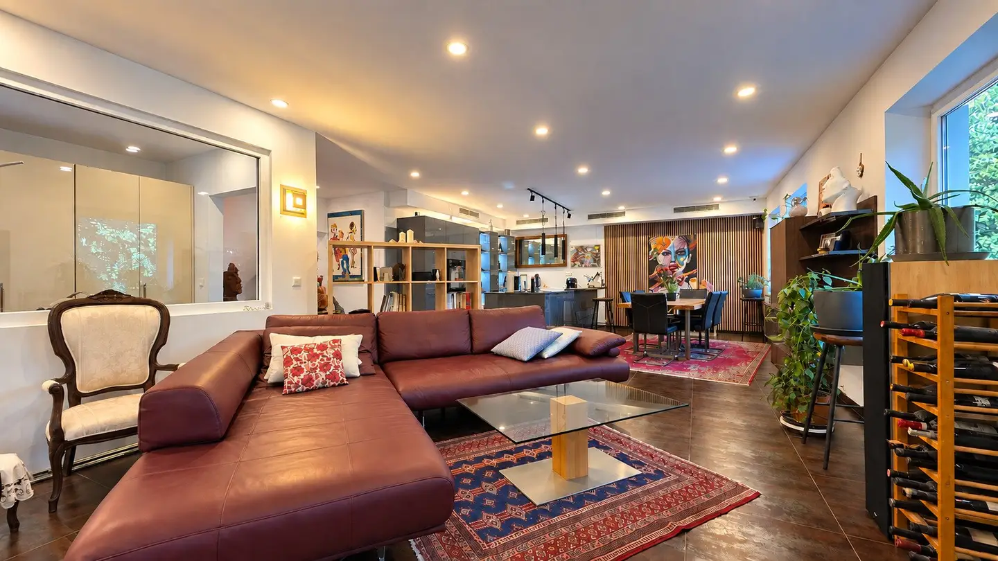Stylish living with generous space
