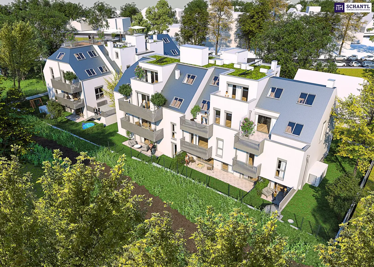 SCHWARZLAKENAU | Directly at the green park | New build apartments with heat pump &amp; PV system | HANDOVER imminent! (Marchfeldkanal, Neue Donau)