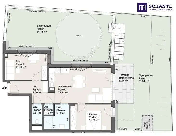 SCHWARZLAKENAU | Directly at the green park | New build apartments with heat pump &amp; PV system | Handover imminent! (Marchfeldkanal, Neue Donau)