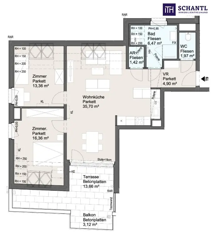 SCHWARZLAKENAU | Directly at the green park | New build apartments with heat pump &amp; PV system | Handover imminent! (Marchfeldkanal, Neue Donau)