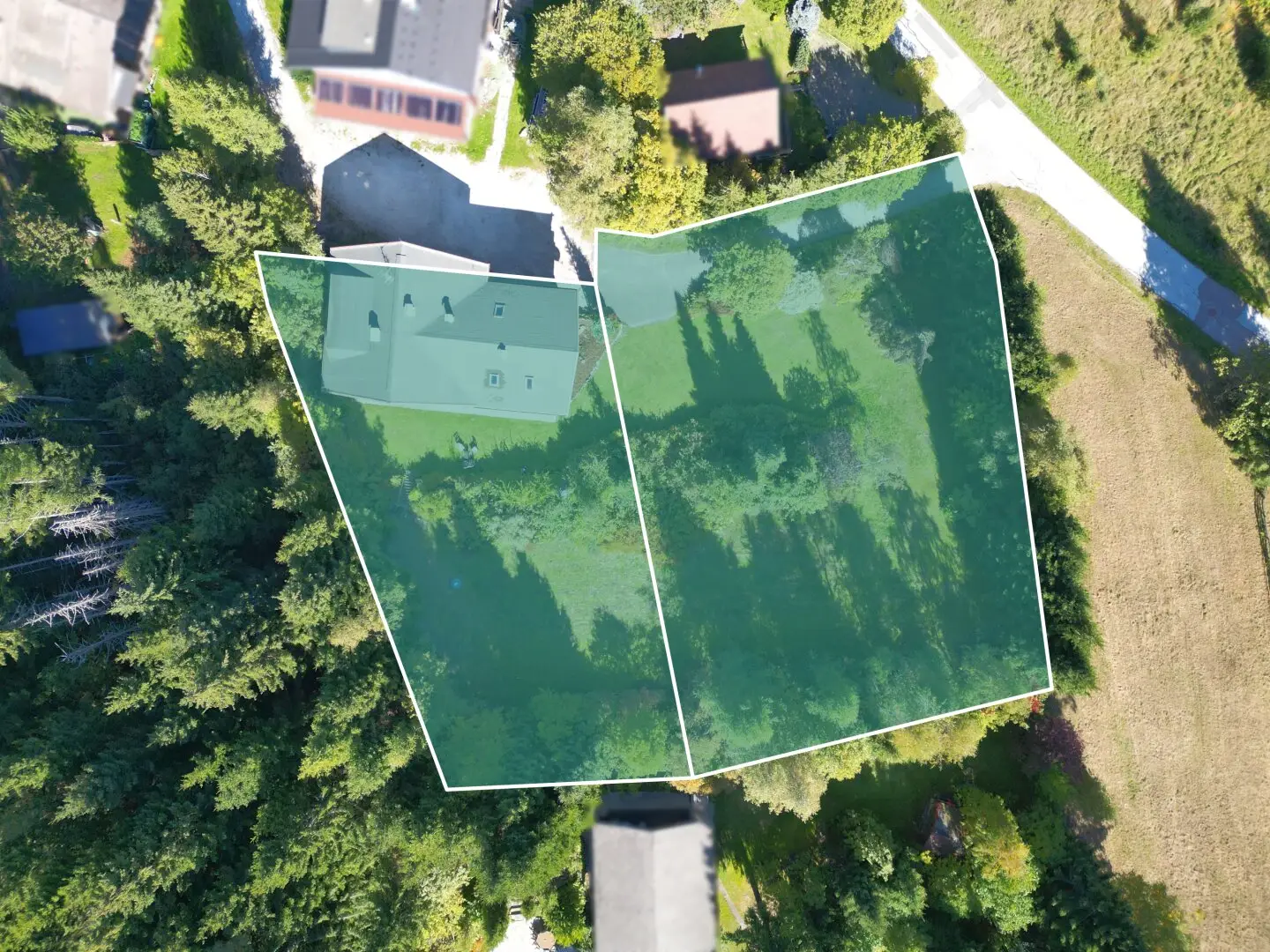Freizeitwohnsitz am Verditz - vier Wohneinheiten & zusätzliches Baugrundstück auf ca. 2.487 m²