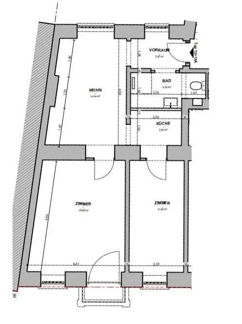 Repräsenatives Wohnungseigentum in der Goldschlaggasse - Jetzt preiswerte Altbauwohnungen zum selbst gestalten erwerben !