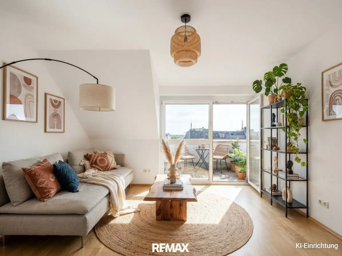 Helle 3-Zimmer-Wohnung mit Terrasse – modern wohnen direkt bei der U1