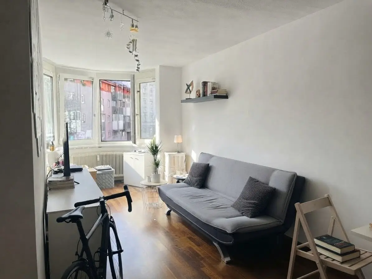Charmante 1,5-Zimmer-Wohnung mit Gemeinschaftsgarten