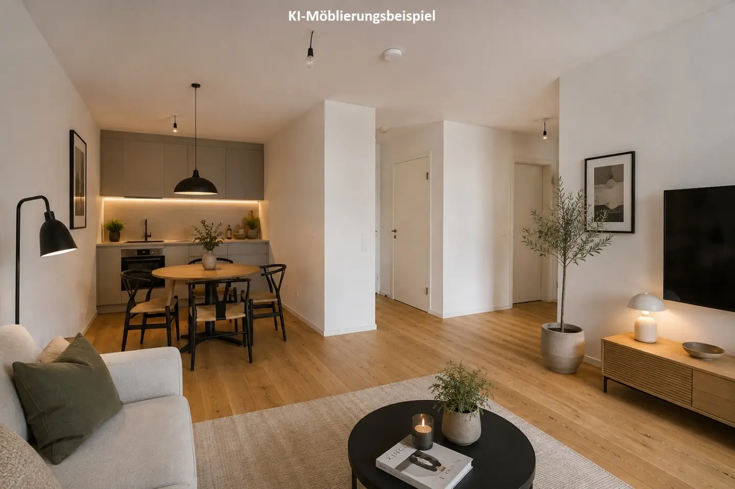 Bright Erstbezug Wohnung near main station with balcony