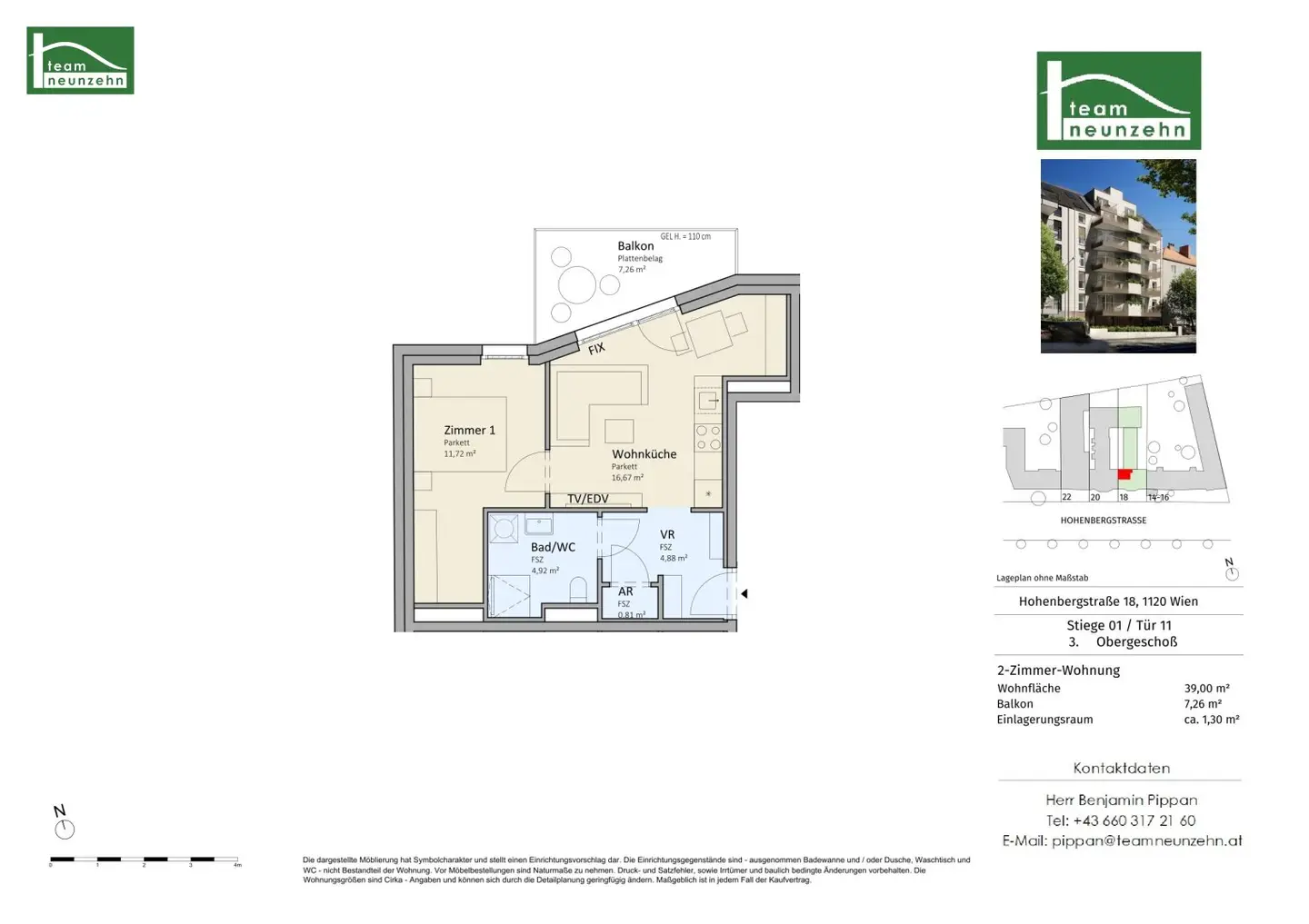 Passive income begins with the right location (net price plus 20% VAT)